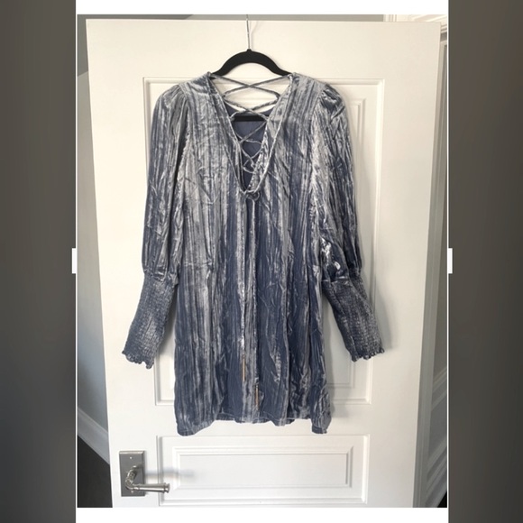 Brand new ANTHROPOLOGIE Velvet Tunic Mini Dress - Picture 2 of 6